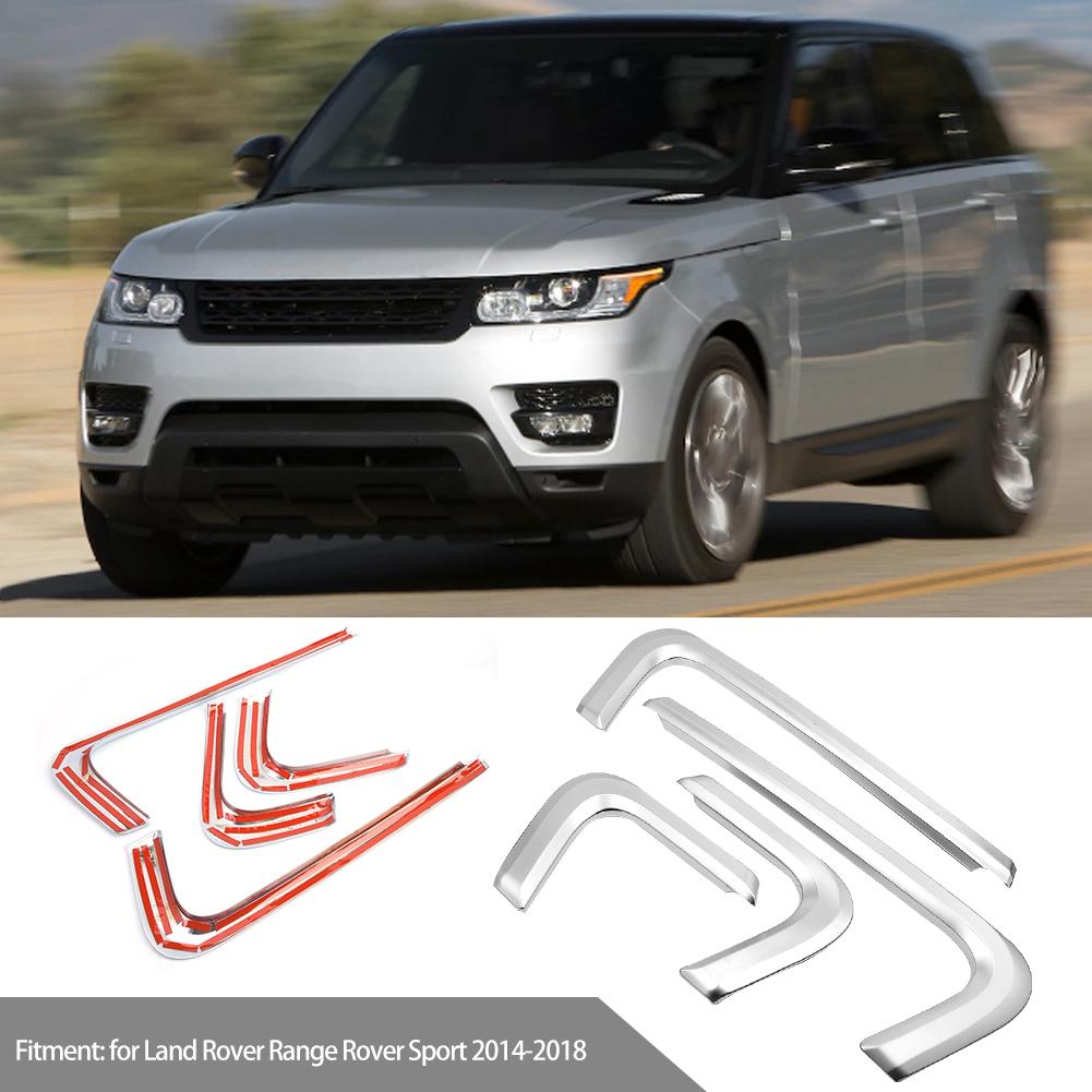 4 st Bilinredning Dörrdekorationslist Trim Passar för Land Rover Range Rover Sport 2014 2018