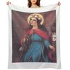 Saint Philomena Throw Blanket Quilt Large Halloween Decorative Sofas Blankets