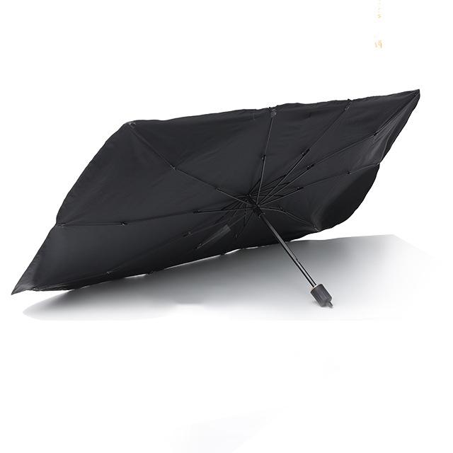 New Car Windshield Sunshade Umbrella Celadon Handle Opening Design  Front Windshield Parasol V-shaped for EV Sun