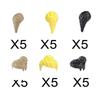City Building Blocks Body Character Clothing Accessories Helmet Hat Colorful Hair Hairstyle Mini Brick Compatible Toy Gift X040