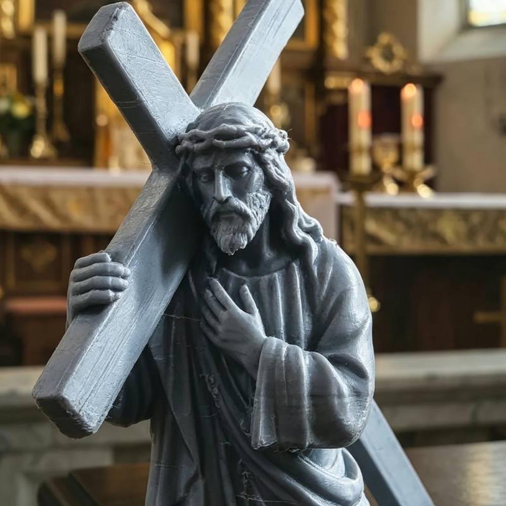 3D Printing Jesus Figurines Mini Christian Figurine Religious Ornament  Church Displays