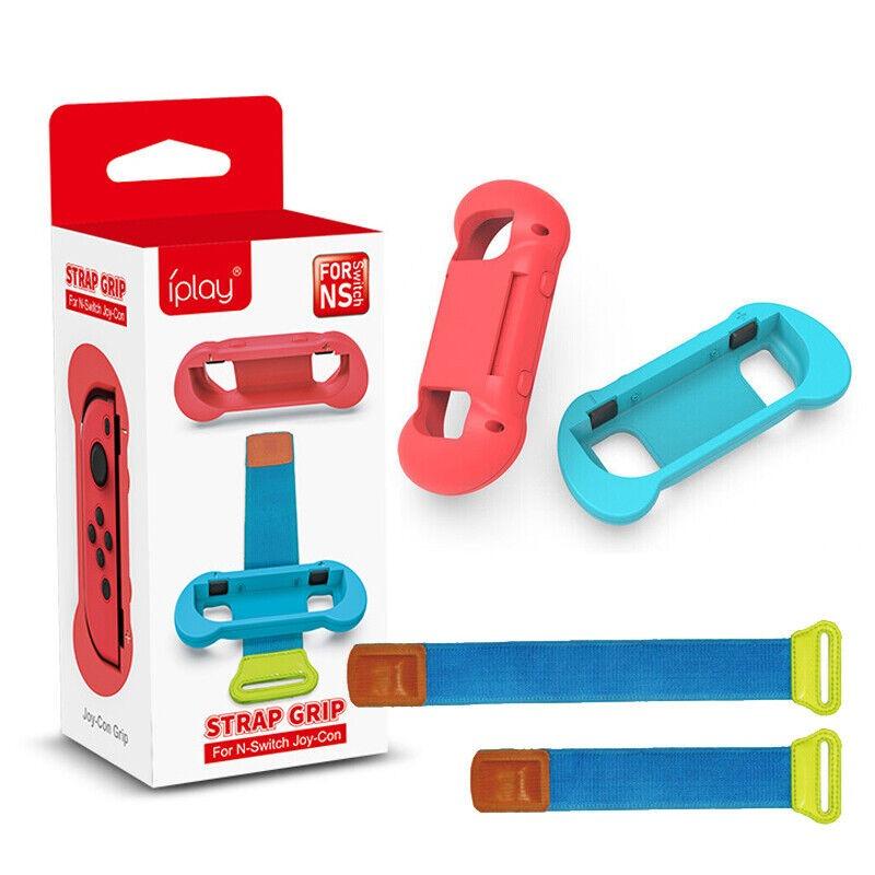 

Игровые браслеты для контроллера Nintendo Switch Game Just Dance 2020/2019, левый и правый регулируемые эластичные браслеты Joy-Cons, манжеты двух размеров 24.5-30cm