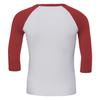 Canvas Mens 3/4 Sleeve Baseball T-Shirt