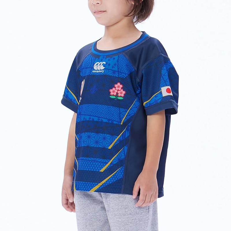 [Canterbury] JAPAN RWC2023 KIDS REPLICA ALT JERSEY Japan RWC2023 Kids Replica Alternate Jersey 29_Navy 120