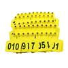 100Pcs Farm Equipment Cow Ear Tag Card 001-100 Numbers Pig Sheep Ear Sign Cattle Ear Marker  Cow