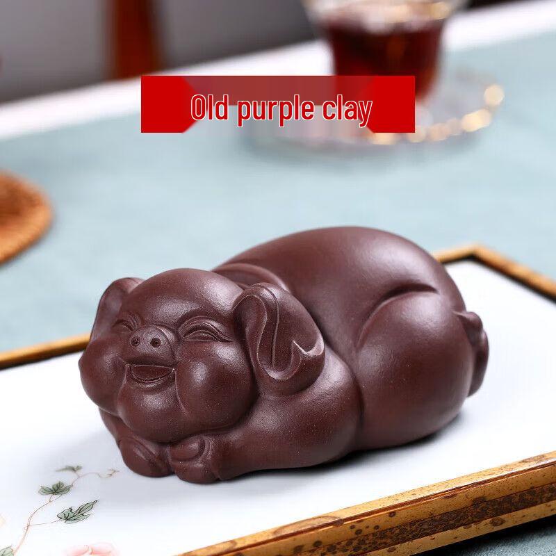 Purple Clay Tea Pet Ornament