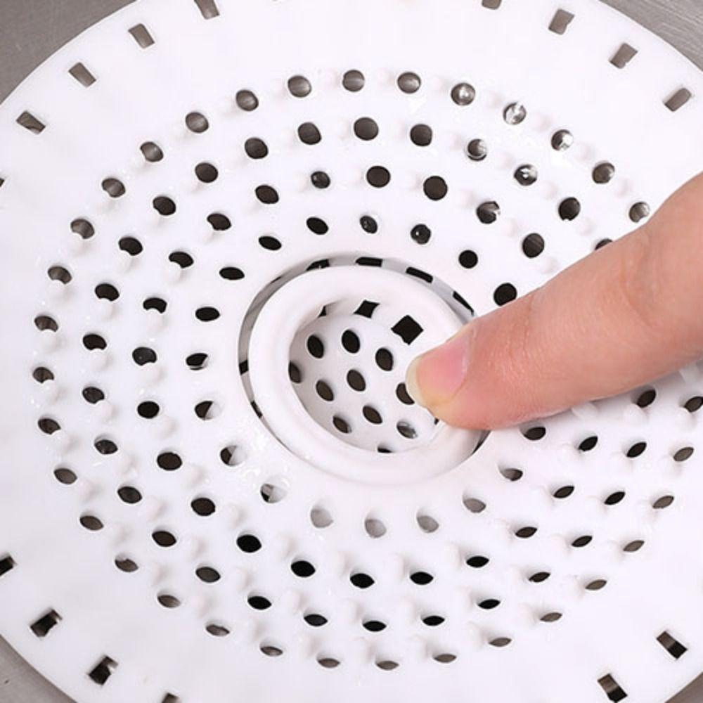 2pcs Anti-blocking Sink Strainer Round Shape Floor Drain Waste Catcher Drain Filter  Kitchen