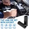 8Pc Tap Socket Set 1/4" and 3/8" Drive Tap Socket  Adapter Marked with Size Labels Tap Socket Marked for Ratchet Wrench T Handle