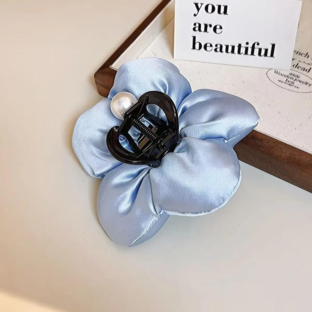 New Korean Creative Flower Hair Claw Headdress Women Girl Trendy Design Hairpin Crab Barrette Vacation Hair Accessories