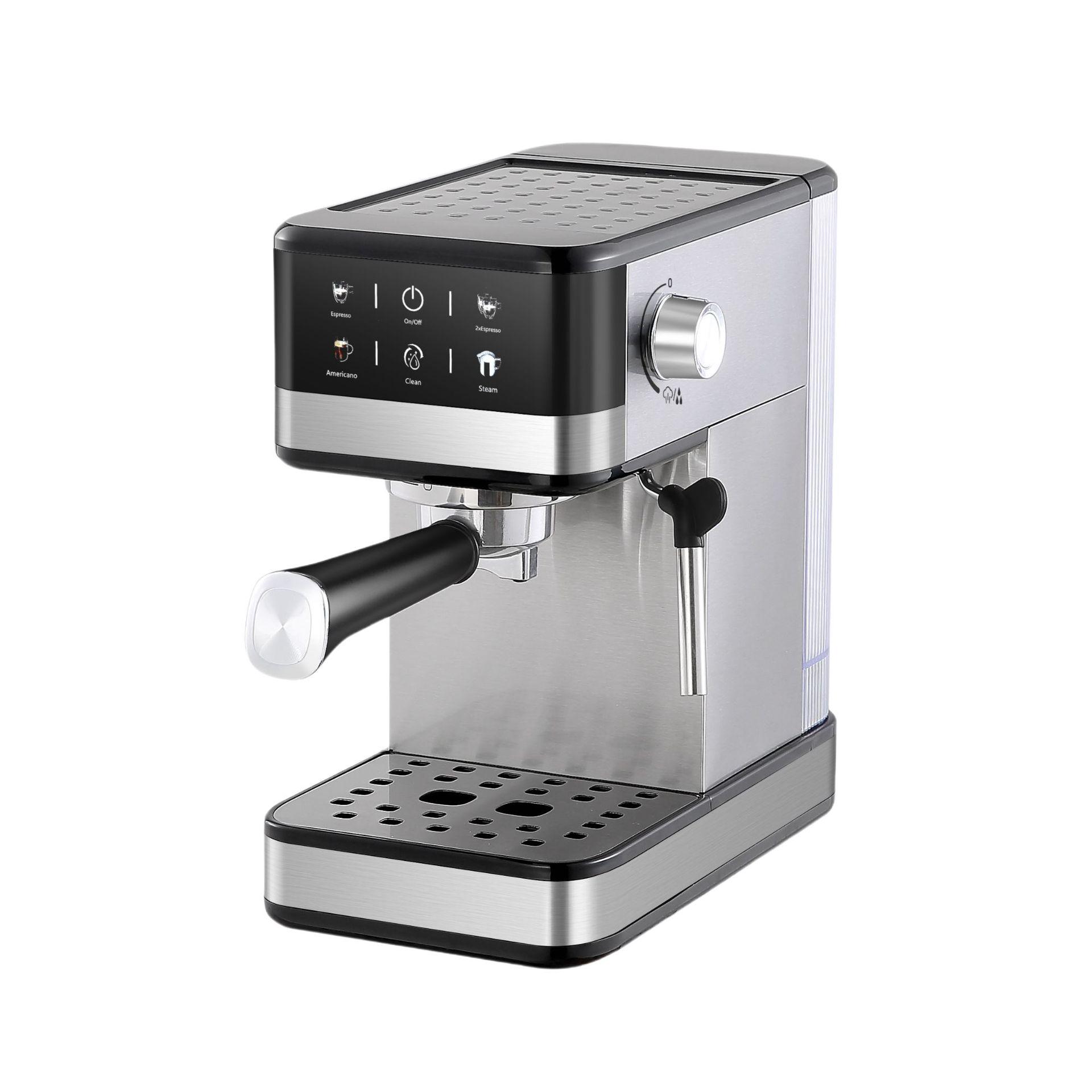 

Stainless Steel Semi-Automatic Espresso Machine with Milk Tank - EU Compliant. EU Plug [220V]