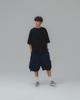 ANGLAN Military Cargo Half Pants - Navy