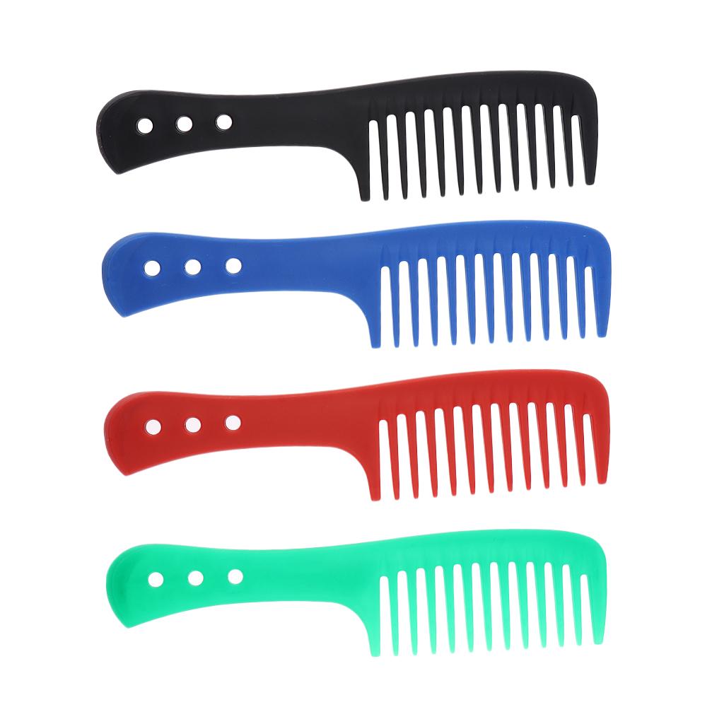 Smooth Hair Comb Plastic Wide Tooth Detangler Comb for Women’s Professional Hairdressing Salon Styling Tools