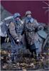 Miniatures WWII German Army Waffen SS MG42 Machine Gunner and Soldier in Camouflage Poncho Hansen Combat Group Ardennes 1944 Set of 2 Resin Kit