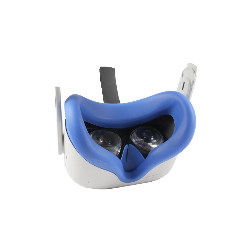 Sweatproof Silicone Face Cover for Oculus Quest 2 VR Glasses - Washable, Stain-Proof, Dustproof Replacement Accessory