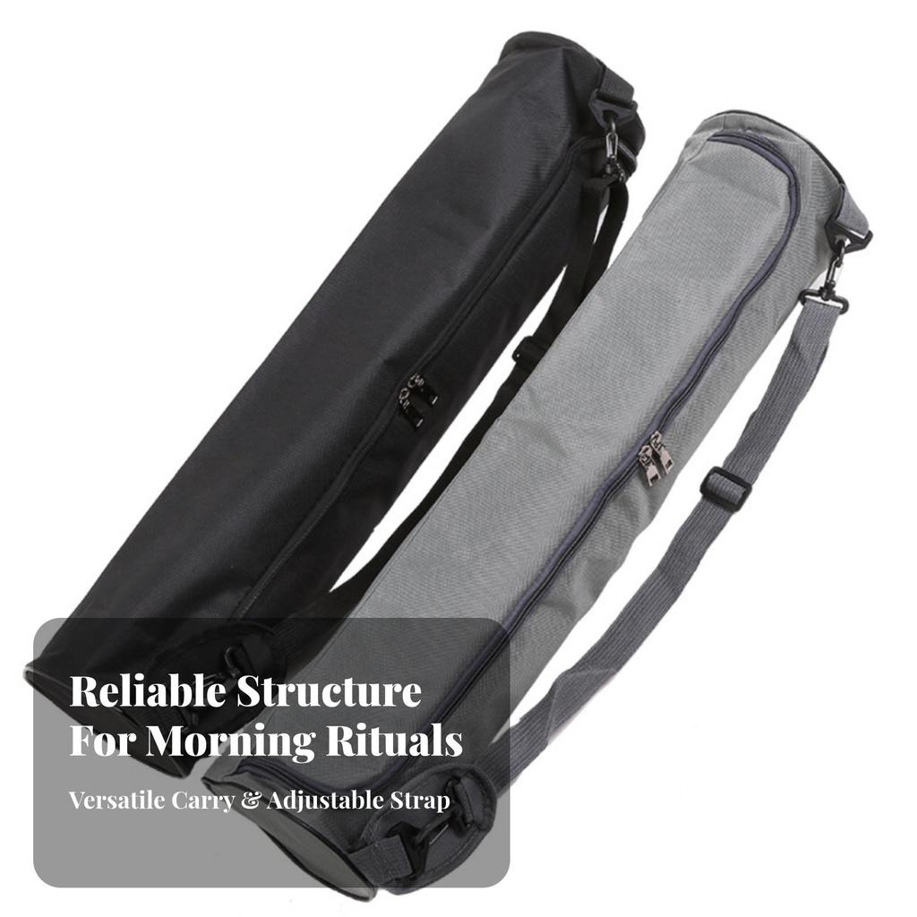 Exercise Mat Bag with Shoulder Strap Sturdy Lightweight for Gym