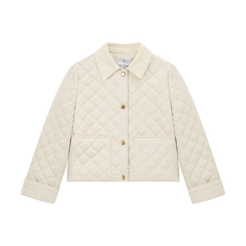 ELLE KIDS Girls' Retro Barn Style Quilted Winter Jacket