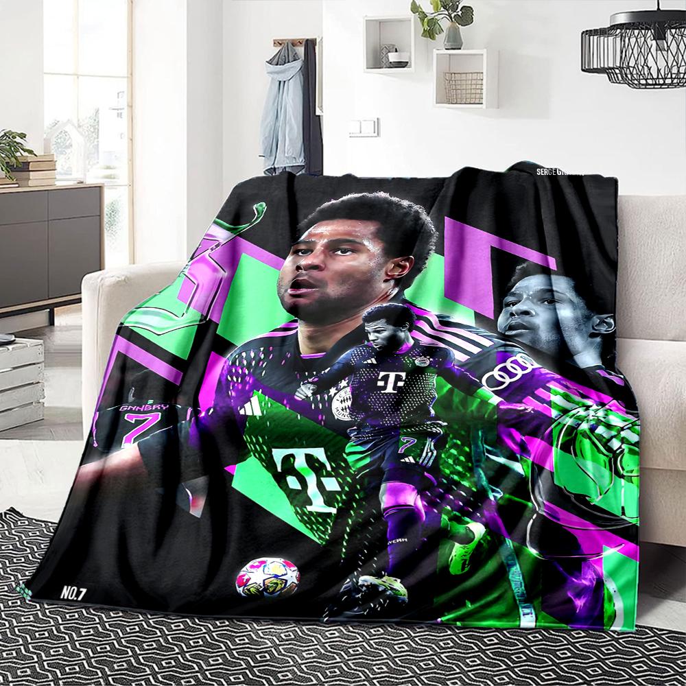 Urban Style Portrait Blankets Flannel Printed Breathable Warm Throw Blanket for Home Office Bedspreads 0708a71