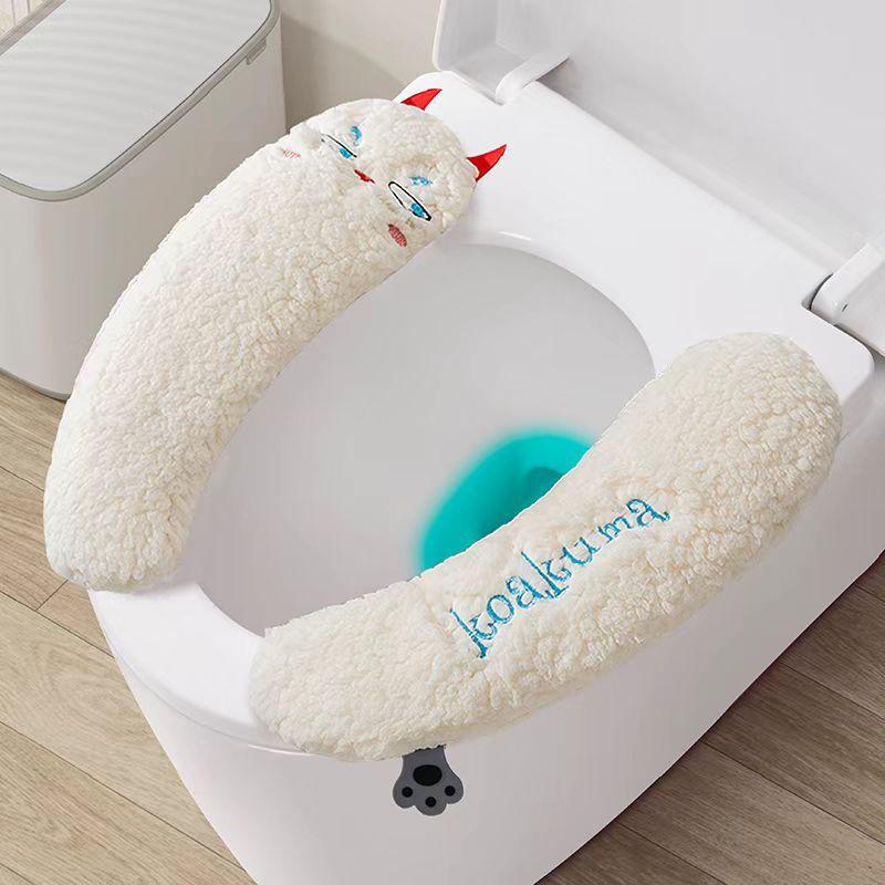 

Мягкая зимняя накладка на сиденье унитаза Puluo