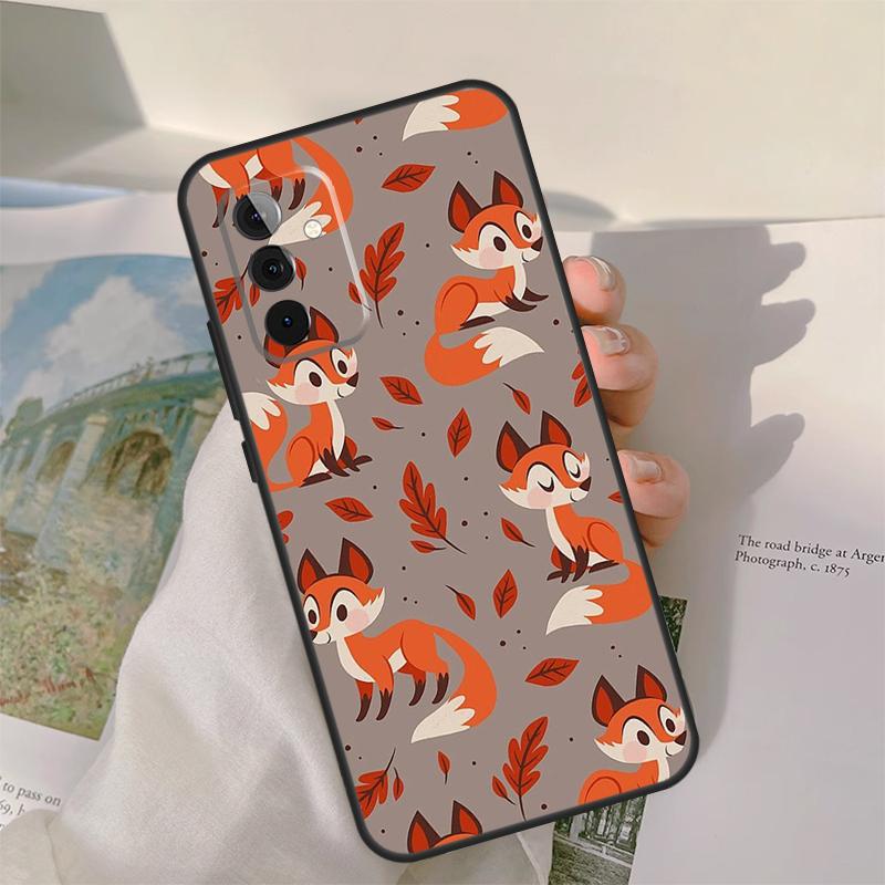 

Cartoon Foxes Animal Case For Samsung Galaxy A54 A34 A14 A06 A16 A26 A36 A56 A12 A32 A52 A13 A33 A53 A15 A35 A55 Samsung A13 4G