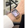 Armband i lammskinn för AppleWatch S10-Mjukt Premium Äkta Läderarmband för IWatch 10/9/8/7/6/5/4/3/2/1/Se/Ultra/Ultra2 49mm 46mm 45mm 44mm 42mm