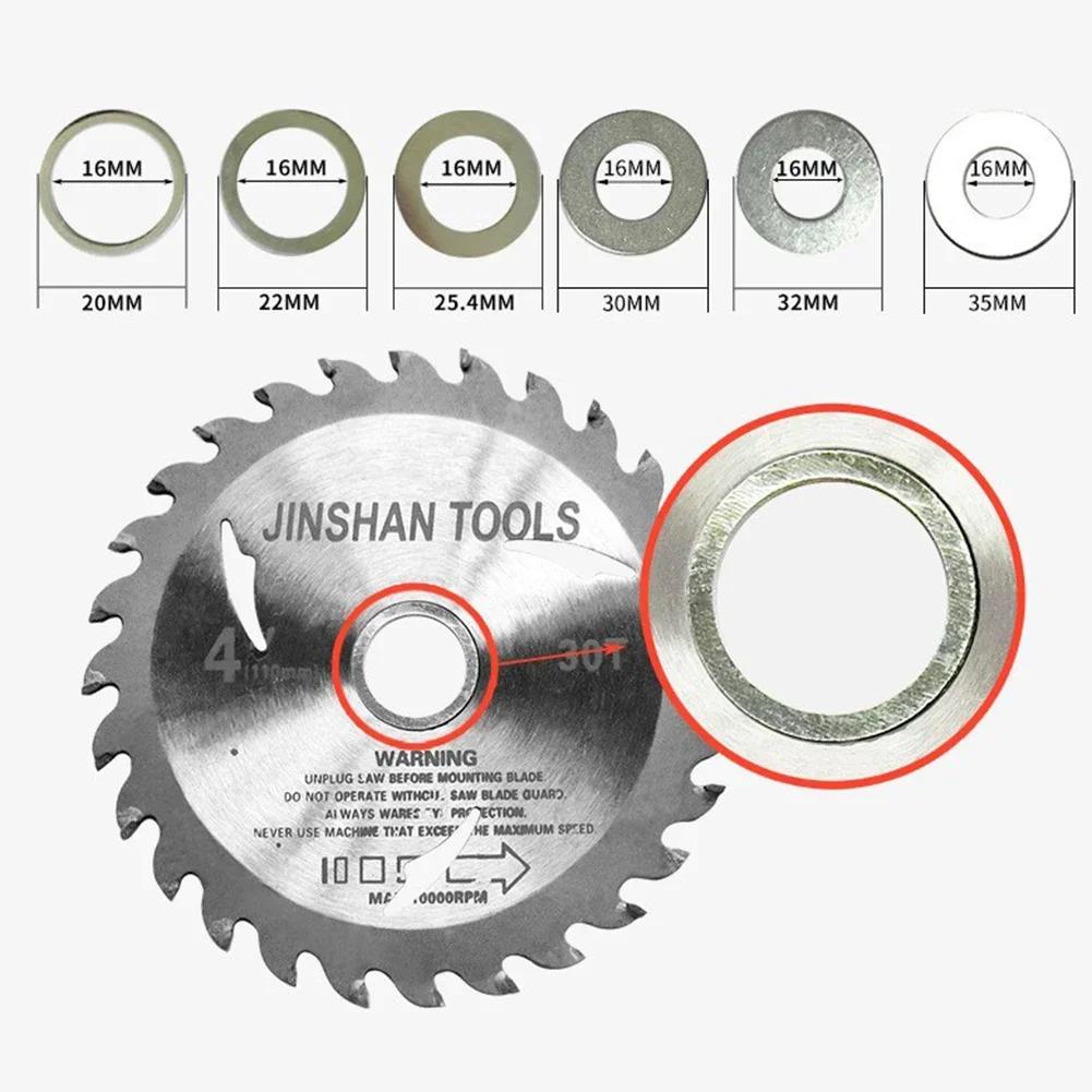 

6Pcs Set Circular Saw Blade Reducing Rings Conversion Ring Adapter Washer Cutting Disc Inner Hole Adapter Rings Cutting Washer China Mainland