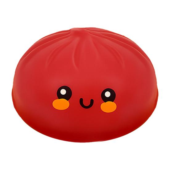 Cartoon-Ausdruck Dampfbrötchen Spielzeug Stressabbau Mini-Knödel Quetsch-Sensorikspielzeug Weicher Stressball Simulierte Teigkugel Fidget-Spielzeug
