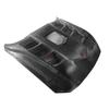 Ford Mustang Carbon Fiber Transparent Engine Hood Body Kit