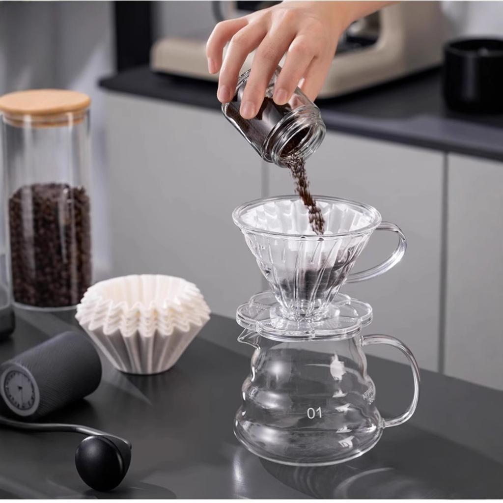 500pcs Coffee Filter Paper, Suitable For Coffee Machine Replacement Round Coffee Filter Paper, Disposable Paper Filter Paper
