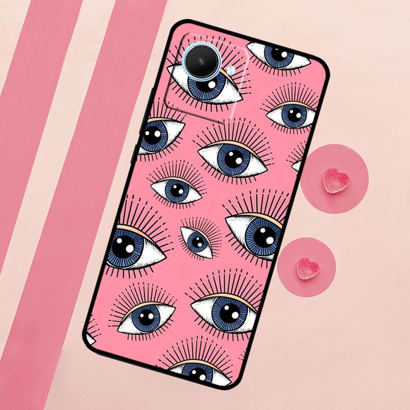 Scary Face Eyes For Realme 15 Pro 10 11 12 13 14 Pro Plus GT7 C67 C65 C63 C61 C55 C53 C51 C35 C71 C75 Case