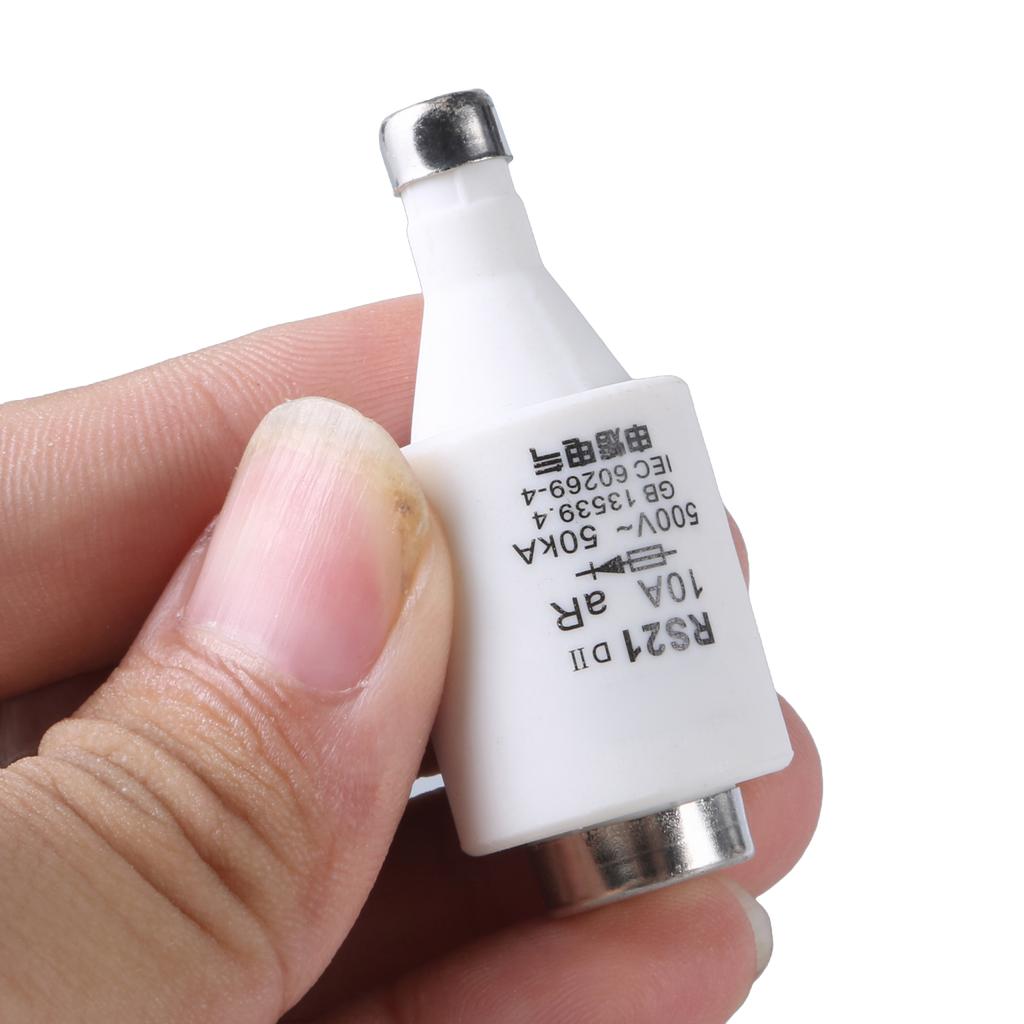 Pack Of 5 Ceramic Spiral Fuses set gG Diazed Fuse Inserts Ceramic Protections 500VAC Multiple Size for Electrical Safety