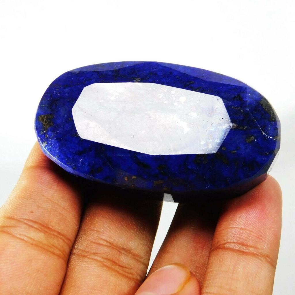 340.2 Ct A+ Natural Sri Lanka CERTIFIED Oval Cut Blue Sapphire Loose Gemstone