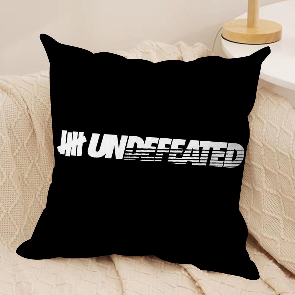 U-Unbesiegt Trend Kissenbezug Weicher Plüschstoff Doppelseitig Bedruckter Sofakissenbezug für Alle Jahreszeiten Heimdekoration Geschenk