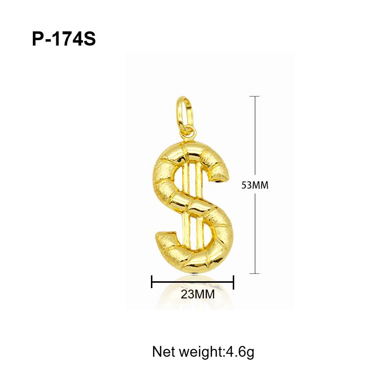 Pendant with Necklace For Women Men 24k Gold Plated Copper 33 Designs Wholesale Fashion Zircon For Daily Wear Anniversary