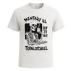 Geistig krank aber total entspannt Skelett Lustiges Herren T-Shirt Scherzgeschenk T-Shirt Oberteil