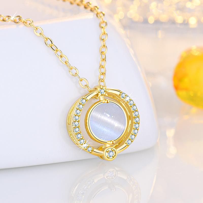 Lindon Women Necklace Pendant Copper Alloy Zircon Fashion Gift