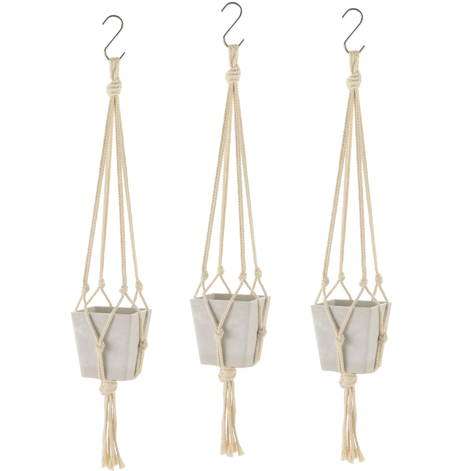 

Richell Planter Hanging Pot Botany Hanging Cube 10 Type White Set of 3 Vegetables Stylish Outdoor Soil Plants Houseplants Bonsai 003318 белый