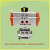 DN80 3-Inch 304 Stainless Steel Pneumatic Ball Valve