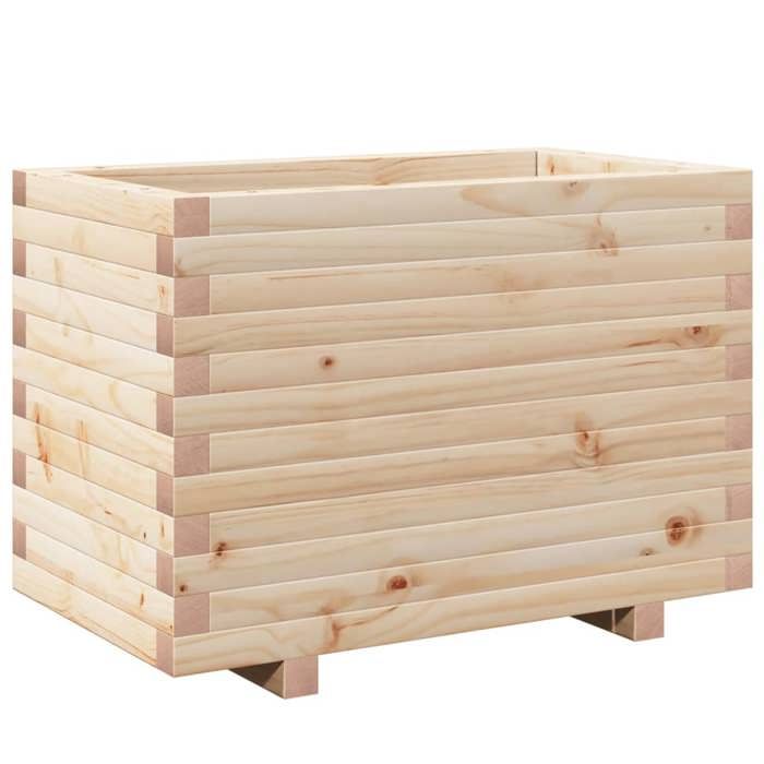 VidaXL Planter 70x40x49.5 Cm Solid Pine Wood, Outdoor Planter, Flower Box, Plant Box, Planter 847368