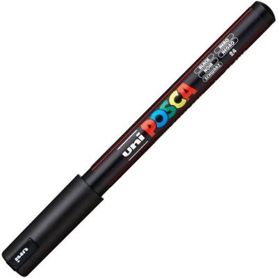 Marker - POSCA - Calibrated Tip - Black - Water-based Paint - Line Width 1-10 Mm