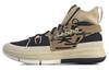 937 Vintage Basketball Shoes Men's High Top Apricot/Black ABPP035-6