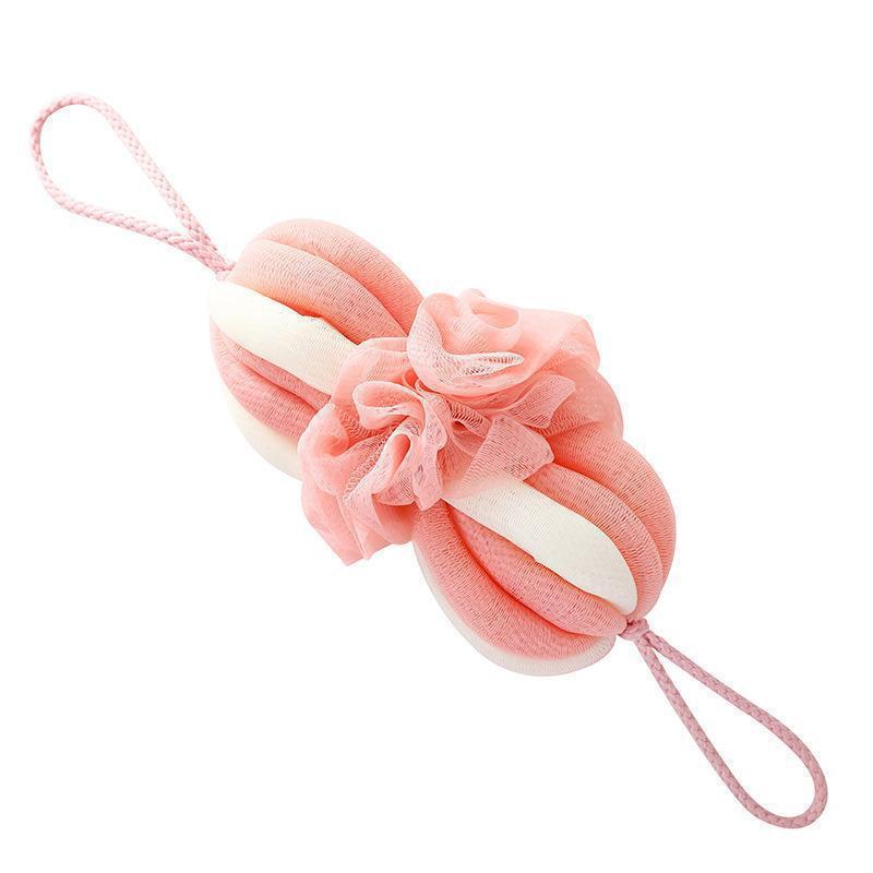 Bath Flower Strips Stretchable Bath Ball Long Strips Soft Bath Artifact Bathing and Scrubbing Adult Durable Stretchable Bath Ball