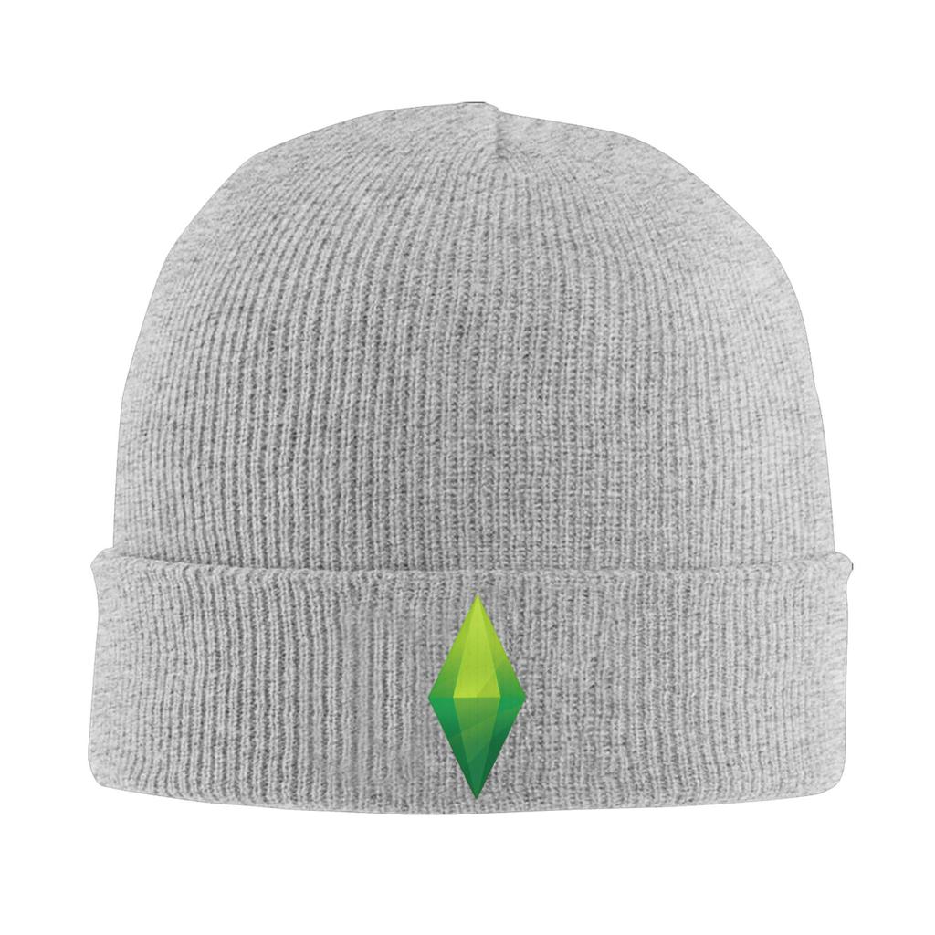 Plumbob The Sims Sul Sul Mössor Höst Vinter Mössor Mössor Slappa Spelmössor Herr Dam Akrylstickad Mössa