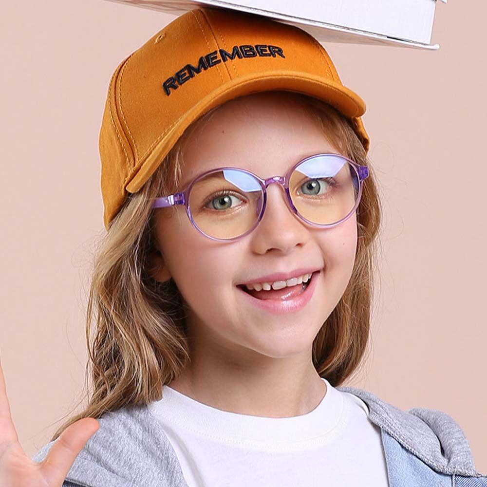 Vision Care Ultra Light Frame Eye Protection Anti-blue Eyewear Kids Eyeglasses Children Spectacles