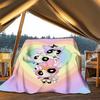 1pc Powerpuff Girls Outdoor Flannel Throw Blanket Soft, Lightweight & Warm for Sofa, Office