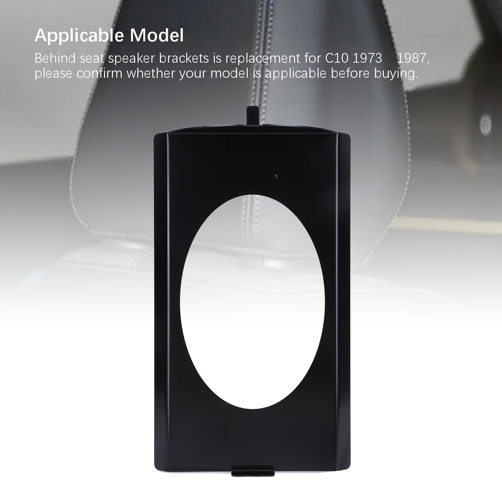 

1 пара кронштейнов для динамиков за сиденьем, 6x9 дюймов, стальные кронштейны для динамиков в углу кабины для C10 19731987