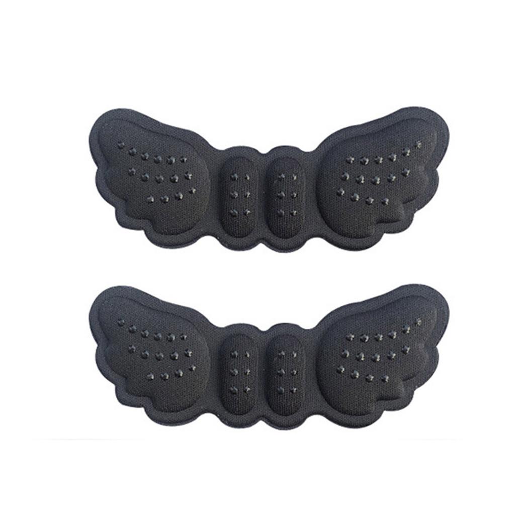 2 Pairs Butterfly Protector Abreast Heel Pads for Loose Shoes Big Inserts Heel