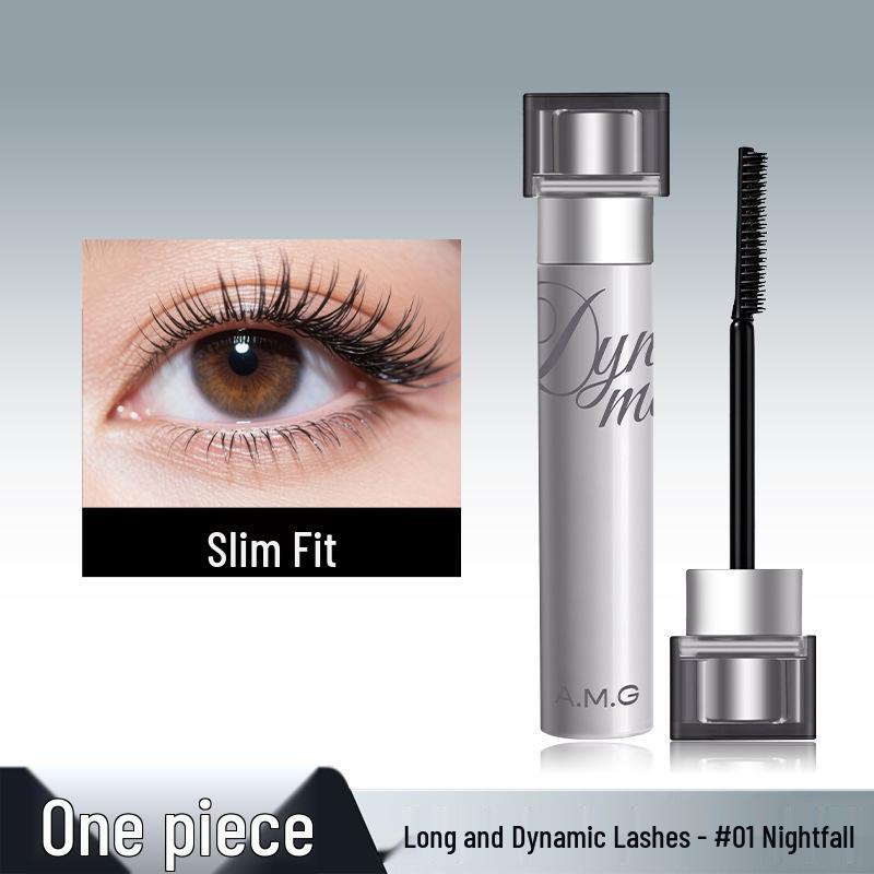 A.M.G Dynamic Thickening Mascara: Natural Curl, Long-Lasting, Waterproof & Smudge-Proof.