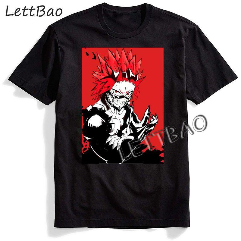 Vintage T Shirts O Neck Short Sleeve T Shirt Tees My Hero Academia