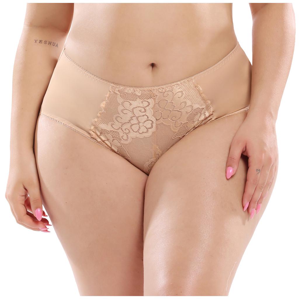 Women Pantie Sexy Lace Elastic Lingerie Knickers Underpants Underwear L-4XL
