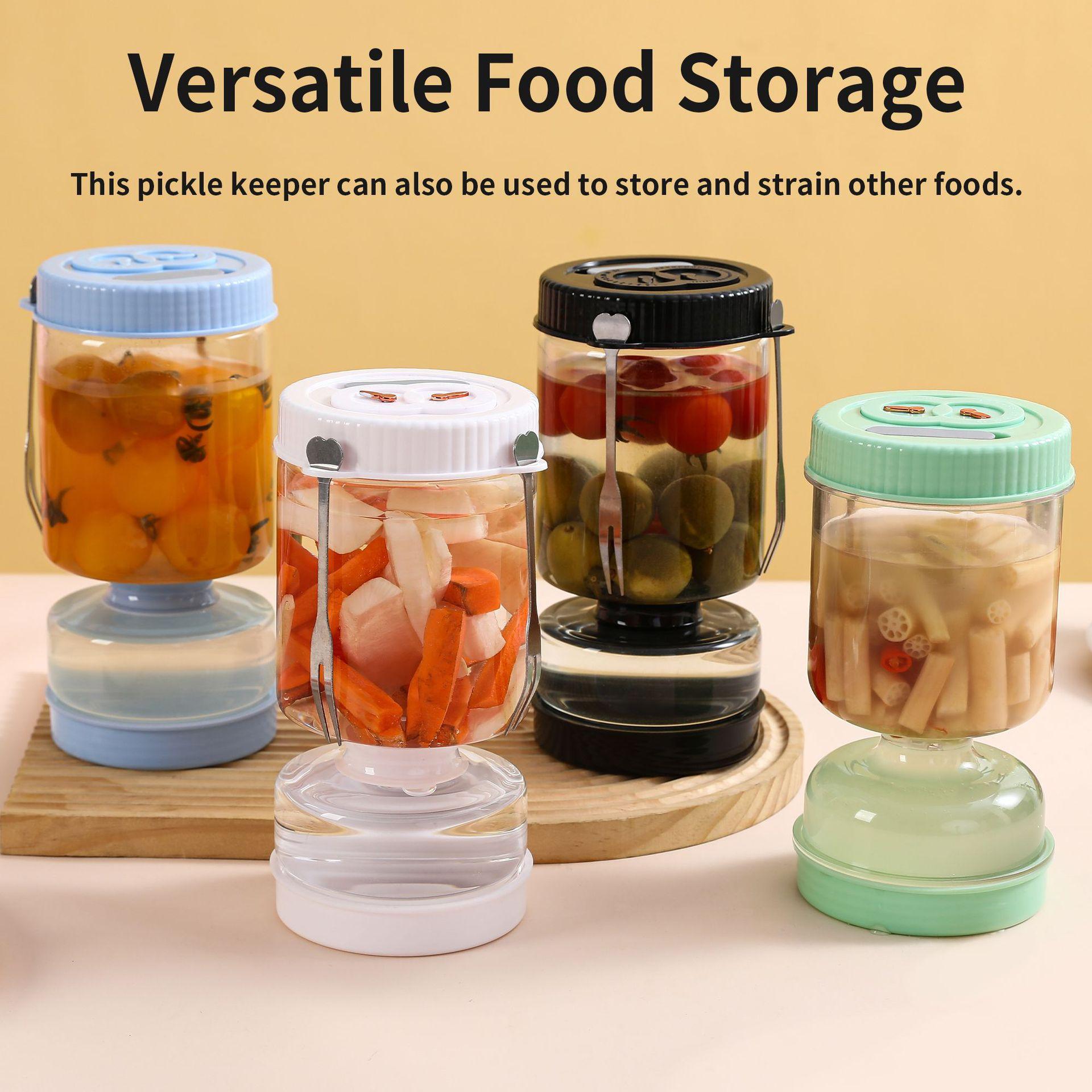

Wet & Dry Sealed Reusable Pickle Jar чорний